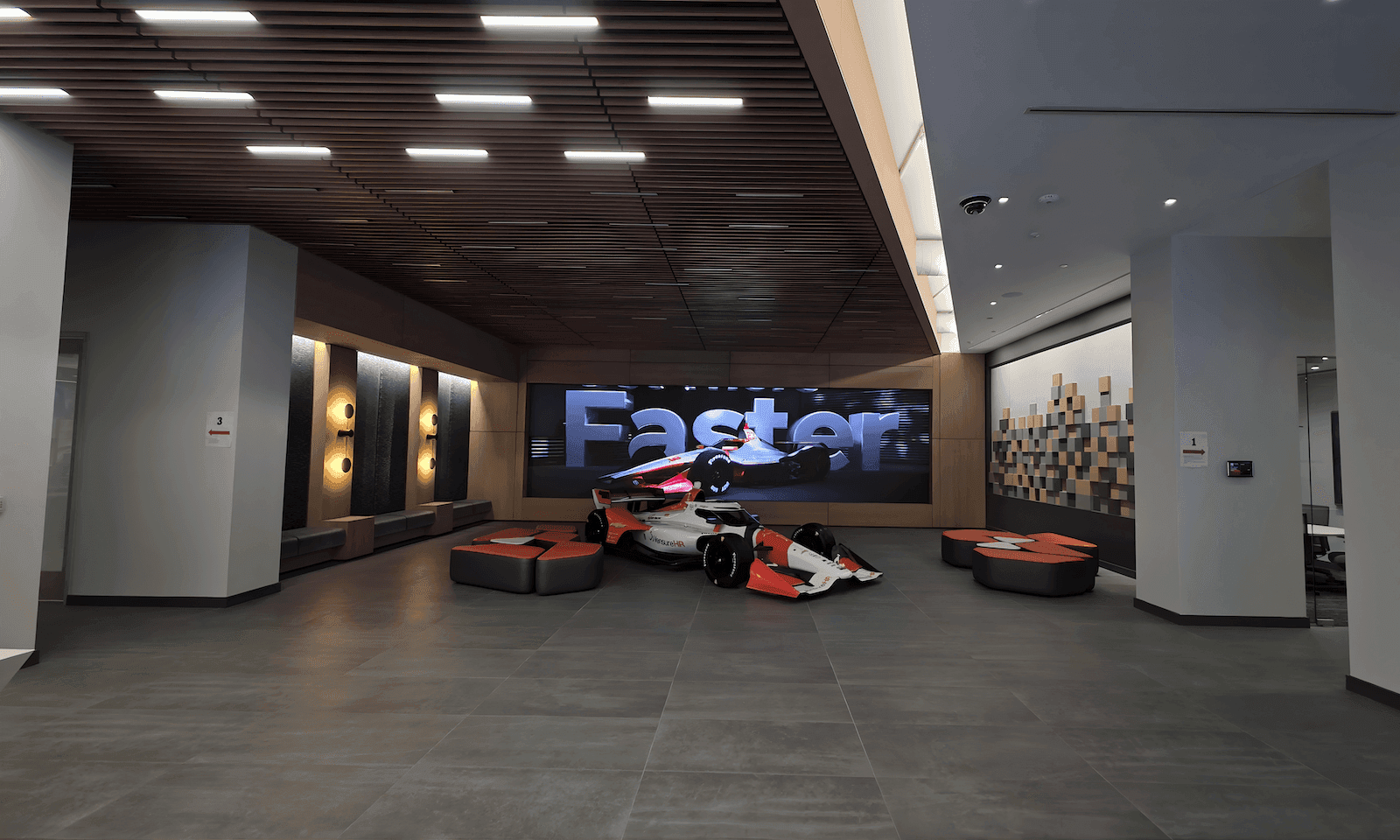 Vensure corporate LED installation